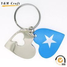 Hot Sale Cuustomized Metal Key Ring Oblong Key Holder